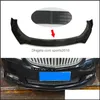 Autres accessoires extérieurs Nouveau diffuseur de spoiler de kit de corps de lèvre de séparateur de pare-chocs avant de voiture réglable pour Benz // VW / Subaru / Honda Drop Deli Dhifq