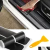 Golvmattor mattor bildörrfat skrapa vakt Välkommen pedal Skydda anti-kick skrapa för bilar dörrar släpp leverans 2022 mobiler mot dhbh1