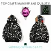 Top Craftsmanship Mens hoodies tiger full zip jacket designer men women Harajuku stylist Shark sweatshirt Fashion co-branding camouflage Double hat hoodys 4-20