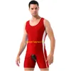 الرجال السفليون الأزياء Catsuit Sports Youtard تجريب bodysuit شورت المصارعة المفردة في اللياقة البدنية