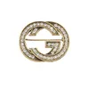 23SS Fashion Brand Designer G Letter Brosches 18K Gold Plated Brosch Suit Pin Small Sweet Wind Jewelry Accessories Wedding Party G223F