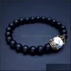 Perles Brins Naturels Oeil De Tigre Couronne En Forme De Perle Bracelet Mens Bijoux De Luxe Cadeau Charme Chaîne Porte Bonne Chance Drop Delivery 20 Dhqob