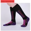 Spor çorapları termal kayak kalınlaştırıcı pamuklu açık bacak daha sıcak çoraplar est
