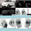 Portes de voiture LED Puddle Porte Lumières Logo De Voiture Projecteur Étape Bienvenue Pour Tesla Modèle 3 S X Drop Livraison 2022 Pièces De Motos Mobiles Ex Dhgbm