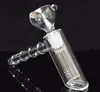 Glazen bubbler rokende glazen pijparmboom PERC TOBACCO Smoke waterleidingen met 18 mm Bowl -banger