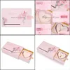 Jewelry Pouches Bags Jewelry Pouches Bags Romantic Gift Box Derjewellery Organizer Wedding Valentine Day Surprise Case Brit22 Drop Dhe9W