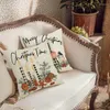 Christmas Decorations 45 45cm Decoration Cover Sofa Cushions Home Decor Pillowcase Year 2022 Navidad Decoraciones Xmas Gifts