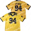 American College Football Wear Iowa Hawkeyes Jersey Cole Banwart Garret Jansen Michael Sleep-Dalton Ryan Gersonde Riley Moss Kyle Sorensen Charlie Jones Jack Comb