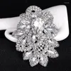 Broches de tamanho grande de luxo Diamond Fashion Weddings Party Party Casual Broche Pins Gifts