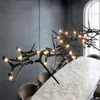 Hängslampor postmodern torn ljuskrona designer belysning kreativ led ljus för vardagsrum villa lobby luster lampadario