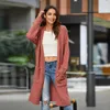 Women's Knits Tees CGYY Fashion Women Baggy Long Sleeve Knit Cardigan Coat Loose Tops Ladies Chunky Sweater Jumper One Size Jacket Outwear T221012