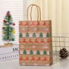 Decorações de Natal 6 Estilos Merry Natal Bolsa de Papel Sacos de Presente para Roupas de Lnack de Natal Página Presente