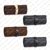 Unisexe Designer Fashion d￩contract￩e 3 bo￮tier de montre sacs de cosm￩tiques portefeuille sacs de toilette de haute qualit￩ portefeuille 5A portefeuille M47530 N41137 M43385 Coin