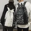 Mochila estilo preppy 2022 para hombre, bolsa de estudiante escolar de gran capacidad, Ins Cool Female College