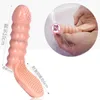 Jouets sexuels masseur doigt chaud manchon vibrateur g Spot Massage vagin clito stimuler masturbateur érotique pour femmes Couple orgasme jeux