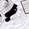 Socks Designer Palm Socks 2 Color Fashion Angel Women and Men Casual Pa Bear Ademende basketbalvoetbal 3 Paren Sock B6907943