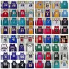 Retro baskettröja 15 Vince Carter Tracy McGrady Pippen 33 Larry Dennis Bird Allen Iverson Rice Hill Bibby Vintage Herr Syched Jerseys Mesh Throwback