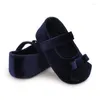 Premiers marcheurs Baywell Spring Summer Born Toddler Shoes Velvet Bow Princess Soft Baby Girl Walker