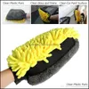 Handschoen MTI-functie 3 in 1 carwashhandschoenen Reinigingswas detailleren borstel microfiber chenille care waterdichte auto-styling druppel levering dhbcy