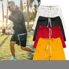 Pantaloncini da uomo New Casual Summer Fitness Running Uomo Sport Palestra Allenamento Maglia ad asciugatura rapida Bodybuilding Lunghezza al ginocchio G221012