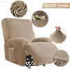Chair Covers Velvet Fabric Recliner Cover Lazy Boy Relax Reclining Sofa Elastic Armchair For Living Room Home