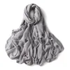 Хлопковые районы хиджабс шарф твердый платок обертывание больших размеров
