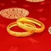 Armband smycken spänne dubbel lycka drake och phoenix armband guldpläterade kvinnors vilda bröllop