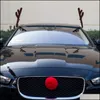 Anderes Außenzubehör Auto Rentiergeweih Nasenfenster Dachgrill Rudolph Jingle Bell Weihnachtskostümzubehör Drop Dhg5Q