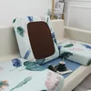 Pokrywa krzesełka z nadrukiem kwiecistą rozciągniętą sofę poduszka na poduszkę do zamieszki dla dzieci meble meble ochraniacz lakierki L-SKAPE Corner Coraple Myble