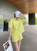 Damen Trainingsanzüge Koreanische Zweiteilige Sets Freizeitanzüge Damen Sommerkleidung Europäische Kapuzenpullover Sonnenschutzjacke Shorts