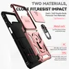2022 Custodie per telefoni cellulari di nuovo design Magentic militare cover per telefono con cavalletto porta anello all'ingrosso per Samsung Galaxy Z Flip4 3 Wholse