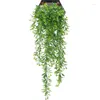 Decorative Flowers Artificial Fake Plastic Flower Vine Garden Decoration Hanging Garland Plant Plants Home Wedding Decor