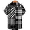Men's Casual Shirts 2022 Summer Short-sleeved Shirt Animal Fabric Pattern 3D All-print Hawaiian Men's Beach