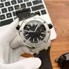 الساعات الرجالية ساعة ميكانيكية أوتوماتيكية 42 ملم أعمال Wristwatch مطاطية Waterprof Montre de Luxe هدية للرجال متعدد الألوان