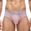 Mutande a vita bassa Mutandine da uomo sexy Slip in cotone Biancheria intima gay Uomo Slip U Convesso Slip da uomo traspirante Cueca Drop