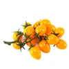 Party Decoration D0AD Realistic Cherry Tomatoes Artificial Fruit Food Ornaments For Home Kitchen