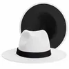 ビーニー/スカルキャップ新しいフェドーラ帽女性のためのヴィンテージクラシックつば広ウールフェルト帽子レディース紳士結婚式教会パナマメンズ帽子 T221013