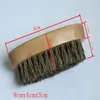 Il pettine dei baffi della spazzola della barba delle setole di legno 100pcs può personalizzare i pennelli di legno degli uomini del logo