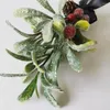 Dekoracyjne kwiaty wisiorki brokaż domowe dekoracje ślubne wieńce świąteczne wystrój imitacja rośliny girlandy sztuczne jemioł