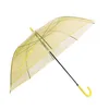 Kreatywny przezroczysty parasol długi uchwyt zagęszczony ochrona środowiska Automatyczna prosta uchwyt parasol RRE14988