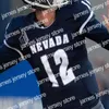 Custom NCAA College Nevada Wolf Pack Football Jersey Carson Strong Toa Tau