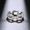 Fashion Brand Designer Rings for Women Shining Crystal Ring Jewelry