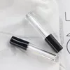 2 ml transparent klare Lipgloss Lippenstiftpackflasche leer gefrostete kosmetische Wimpern Wachstum Flüssigkeit Eyeliner Röhrchen SN540