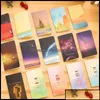 Notepads Notepads Vintage Romatic Starry Sky Series 80K Mini Notebook Journal Diary Notepad Soft Copybook Daily Memos Pads Drop Deli Ot1Xn