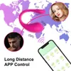 Seks Oyuncak Masaj Vibratör Bluetooths Kablosuz Uzun Mesafe Uygulama Uzaktan Kumanda Atlama Yumurta Kadınlar İçin Çift Titreşimli Külot S