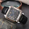 Men AAA Watches Clock Top Luxury Brand Original Quartz Wristwatches Leather Strap Calendar Square Watch Relogio Masculino1837046