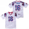 Maillots de Football Hommes Al Bundy # 33 Polk High Football Movie Jersey Complet Cousu Bleu Blanc Violet Taille S-4XL