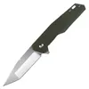 1PCS R1025 Flipper Składanie noża D2 satynowa tanto punktowa ostrz g10 łożysko kulkowe szybko otwarte noże edc noże