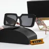 Designer de óculos de sol para mulheres homens óculos de sol UV400 viseira proteção ocular proteção contra radiação rua moda praia com caixa