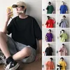 Camisas de camisetas masculinas Mulheres shirs 19 cores Basic 2022 algodão camisetas de manga curta Tops casuais streetwear S-3xl